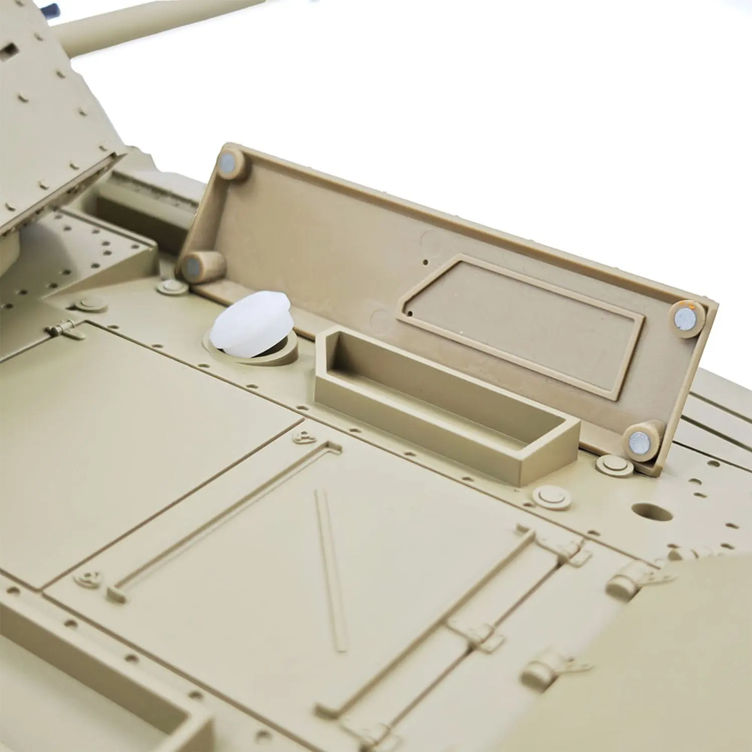 1/16 RC Battle Tank CoolBank Crusader MK III 2.4G Remote Control RTR Military Tank Model 360 Degrees Turret Rotary Smoke Sound Lights