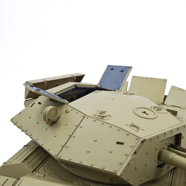 1/16 RC Battle Tank CoolBank Crusader MK III 2.4G Remote Control RTR Military Tank Model 360 Degrees Turret Rotary Smoke Sound Lights