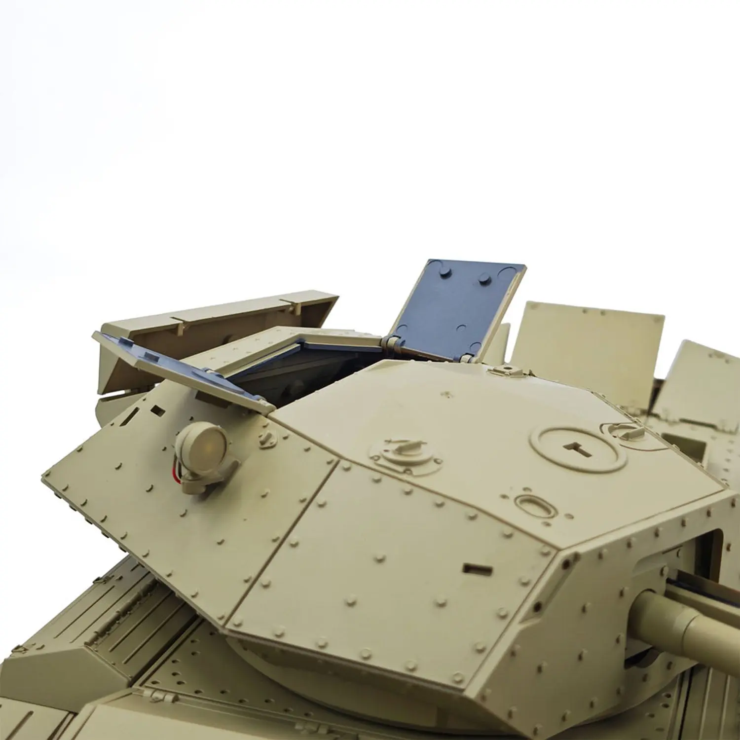 1/16 RC Battle Tank CoolBank Crusader MK III 2.4G Remote Control RTR Military Tank Model 360 Degrees Turret Rotary Smoke Sound Lights