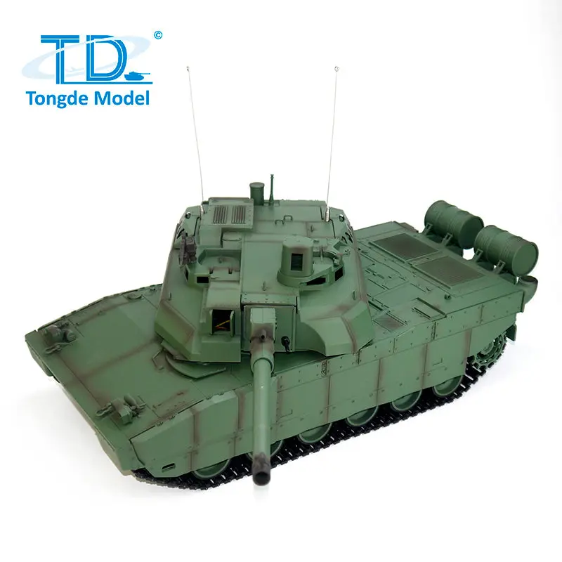 1/16 Tongde RC Tank H2408 Leclerc Battle Tank RTR Infrared BB Shooting Barrel Recoil 320 Degree Electric Toy Model Battery