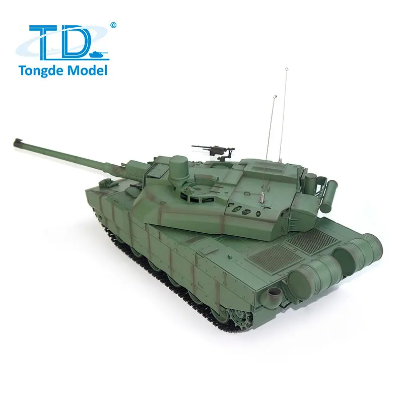 1/16 Tongde RC Tank H2408 Leclerc Battle Tank RTR Infrared BB Shooting Barrel Recoil 320 Degree Electric Toy Model Battery