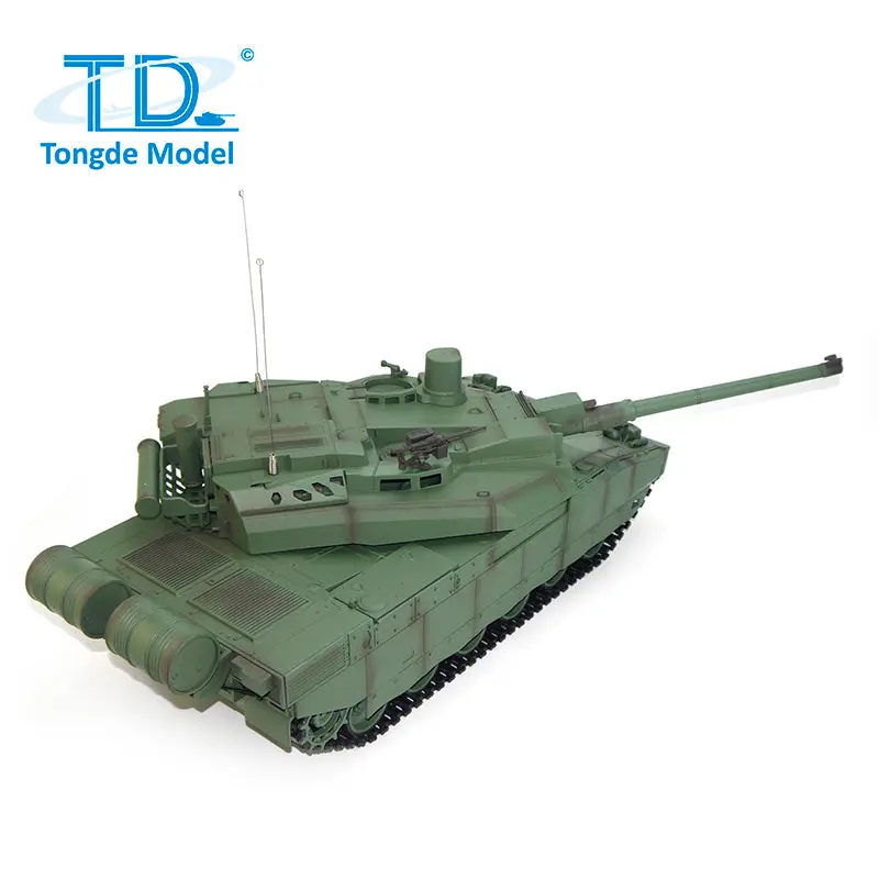 1/16 Tongde RC Tank H2408 Leclerc Battle Tank RTR Infrared BB Shooting Barrel Recoil 320 Degree Electric Toy Model Battery