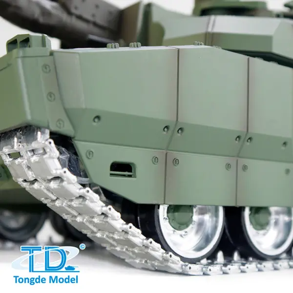 TD 1/16 RC Military Tank H2408 Leclerc Battle Tank Metal Driving Wheel Road Wheel Gearbox Infrared BB Barrel Recoil Smoke Unit