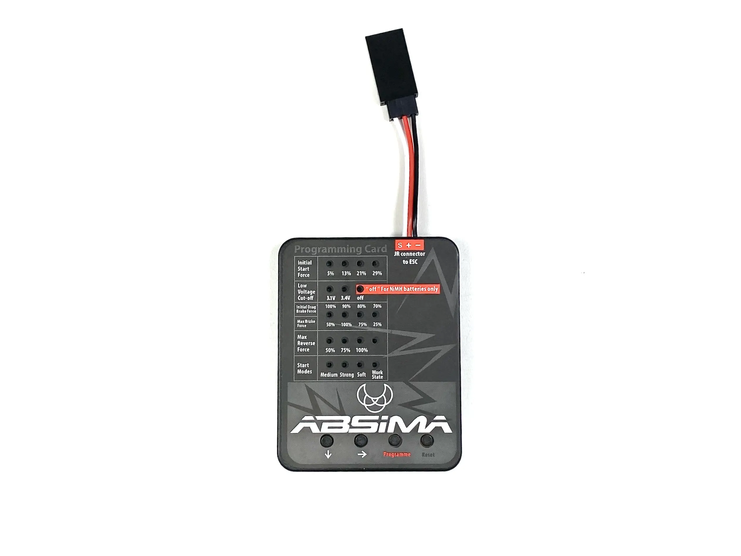 Programming Card for Standard/Crawler V2 Brushed Esc