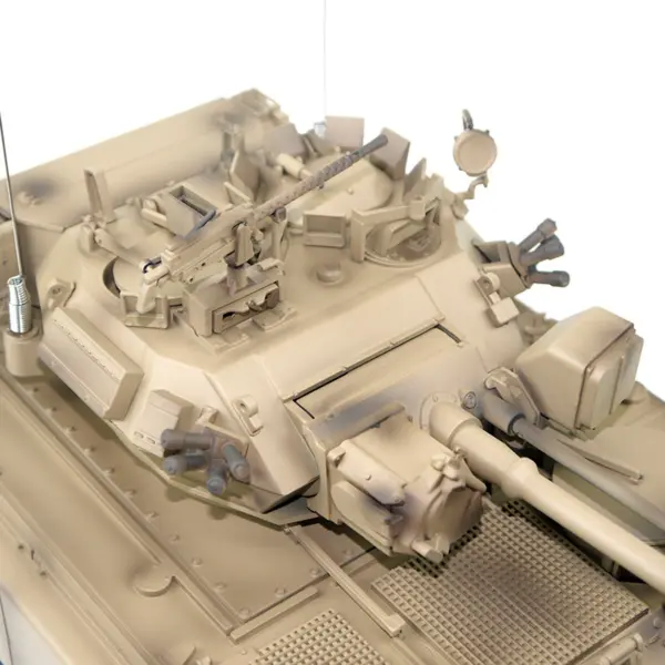 1/16 Tongde Remote Control Tank M2412-A M113A1 MRV Infrared Barrel Recoil Fire Flashing 320 Turret Rotation Metal Drive Gearbox
