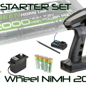 Rc Starter Set Wheel Nimh 2000