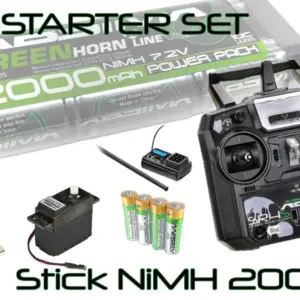 Rc Starter Set Stick Nimh 2000