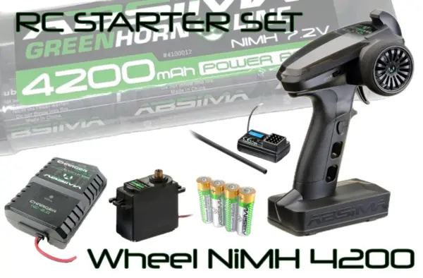 Rc Starter Set Wheel Nimh 4200
