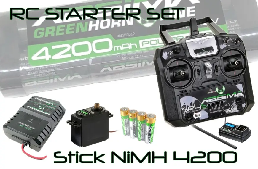Rc Starter Set Stick Nimh 4200