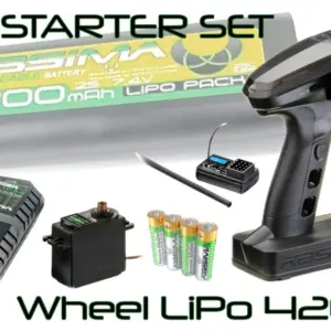 Rc Starter Set Wheel Lipo 4200