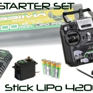 Rc Starter Set Stick Lipo 4200 Uk-Version