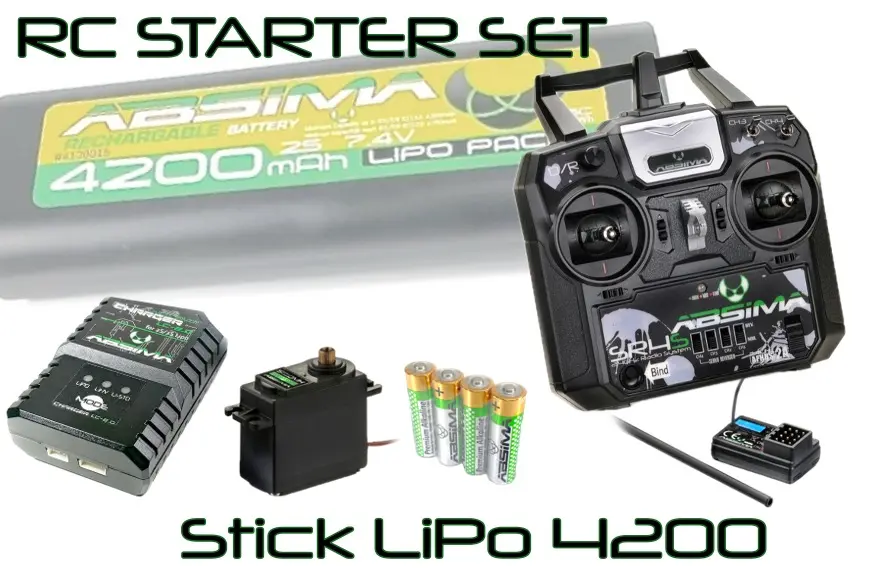 Rc Starter Set Stick Lipo 4200