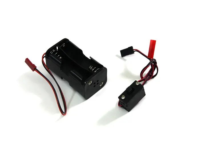 Battery Box With Switch for Mignon Batteries