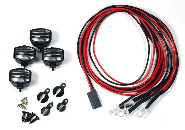 1:10 Led Rally Light Set - Round (4)