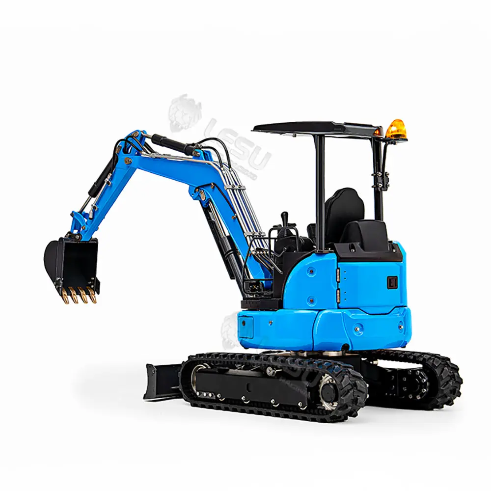 Metal LESU PC30 1/14 RC Hydraulic Excavator Mini Pump 6CH Plunger-type Valve Remote Control Digger RTR Flysky ST8 Radio Battery