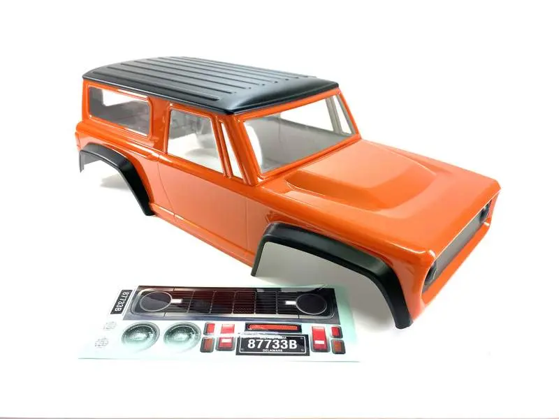 Pc Crawler Body "Bronco Style" Orange (313mm)