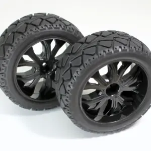 1:10 Buggy Wheel Set "Onroad" Front Black (2)