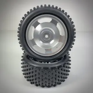 1:10 Alu. Buggy Wheel Set 2wd/4wd Pin Rear 12mm Hex (2)