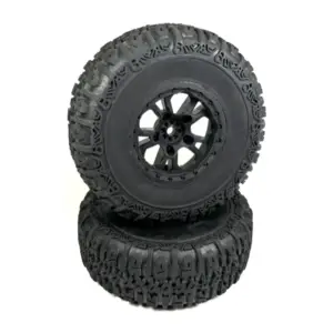 1:10 Universal Offroad Wheel Set Black (2)