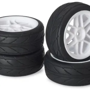 Wheel Set Onroad 6 Spoke / Profile White 1:10 (4 Pcs)