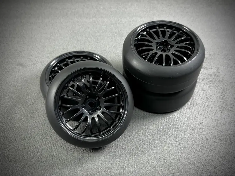 1:10 Drift Wheel Set ""The Pimp"" Black (4)