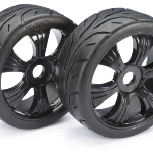 Wheel Set Lp Buggy Street Black 1:8 (2)