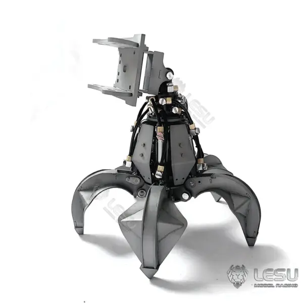 LESU PC360 1/14 RC Metal Hydraulic Excavator RTR Truck Model Cabin Roof Safety Net Hydraulic Quick Coupler Grab Bucket