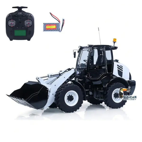 Metal LESU 1/14 RC Loader Aoue WA100M-8 4X4 RTR Hydraulic Remote Control Construction Vehicle Axle Lock Sound Light ST8 Radio