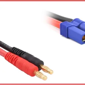 Charging Cable 4mm Bullet Plug - Ec5 150mm