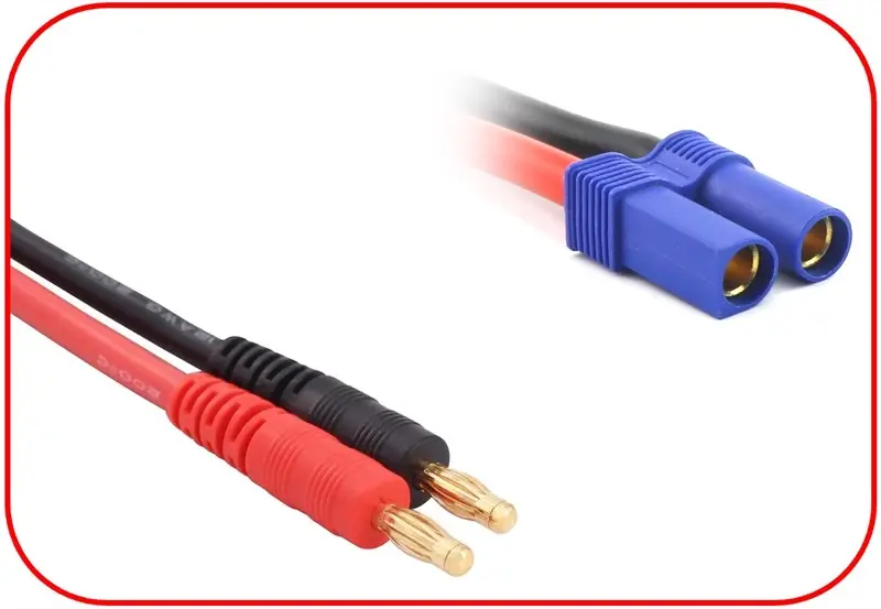 Charging Cable 4mm Bullet Plug - Ec5 150mm