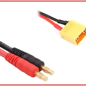 Charging Cable 4mm Bullet Plug - Xt90 300mm