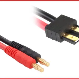 Charging Cable 4mm Bullet Plug Suitable for Traxxas 300mm