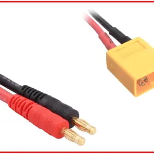 Charging Cable 4mm Bullet Plug - Xt60 300mm