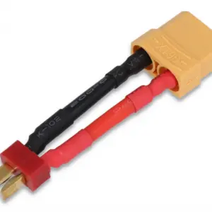 Adapter With Cable T-Plug (M) - Xt90 (F) 50mm