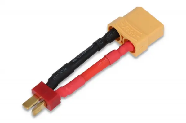 Adapter With Cable T-Plug (M) - Xt90 (F) 50mm