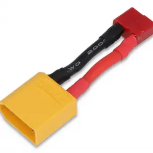 Adapter With Cable T-Plug (F) - Xt90 (M) 50mm