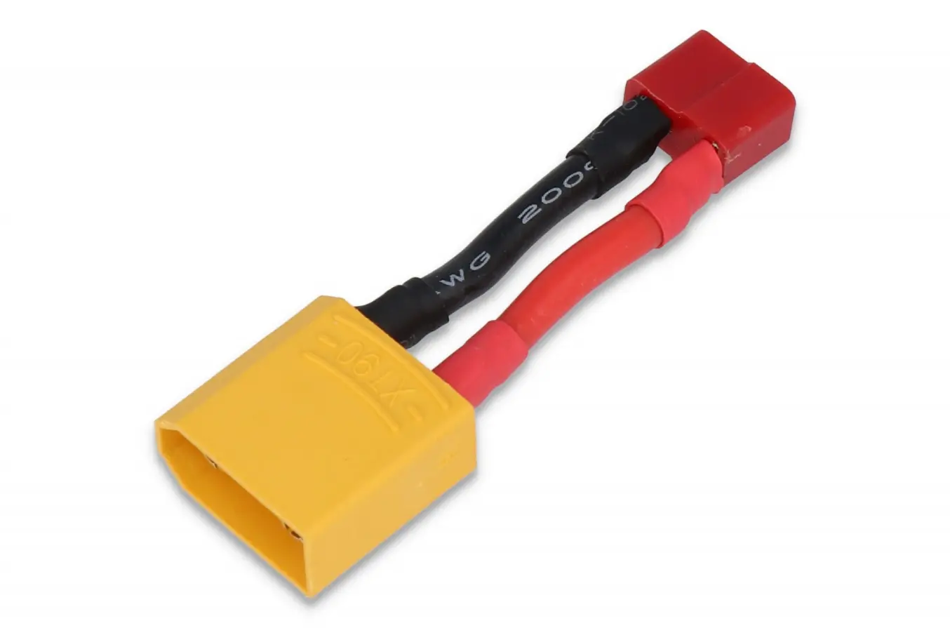 Adapter With Cable T-Plug (F) - Xt90 (M) 50mm