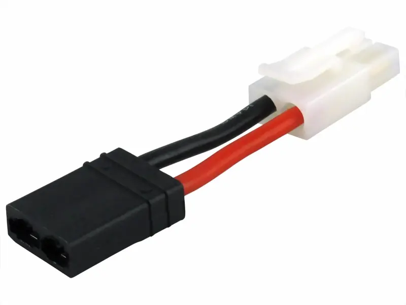 Adapter With Cable Tamiya (M) Suitable for Traxxas (F) 50mm