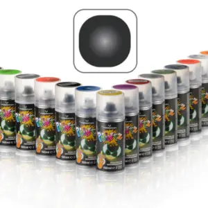 Lexan Spray Met. Finish Black 150ml