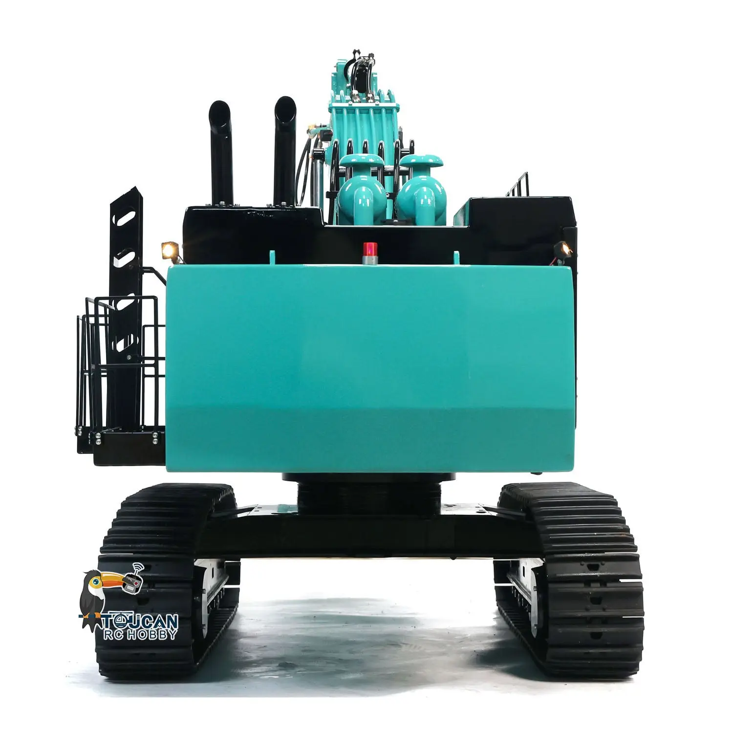 1/8 Scale RC Metal Hydraulic Heavy Crawler Excavator PC1250 Simulation Huge Construction Vehicle Model I6S Remote Controller
