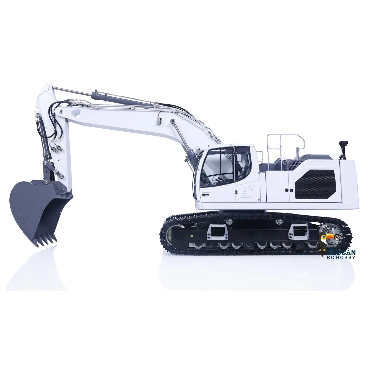 1/14 Scale LESU 945 Metal Hydraulic RC Digger LESU Aoue-LR945 Wireless Radio Control Excavator Assembled Painted Lights System 7CH Valve