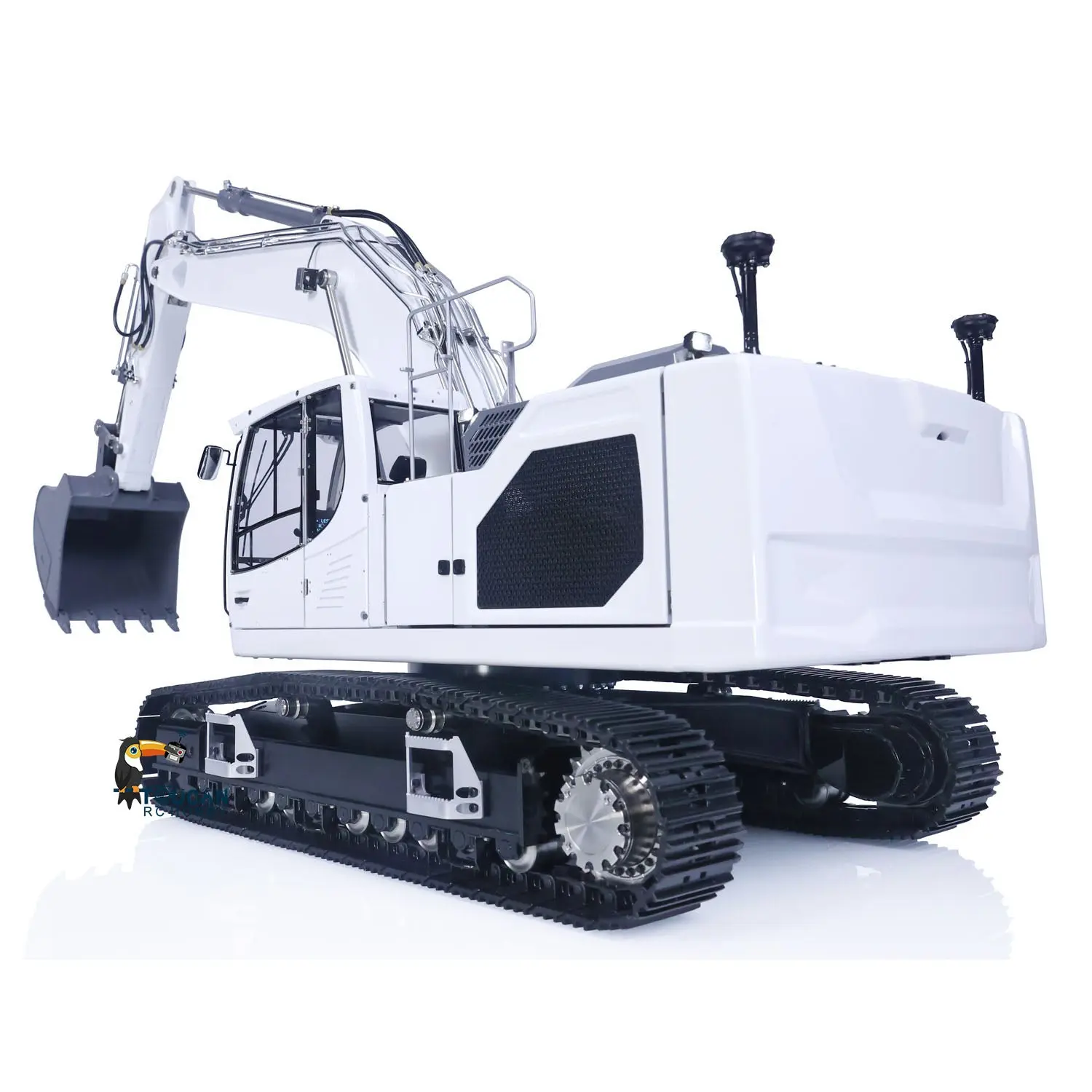 1/14 Scale LESU 945 Metal Hydraulic RC Digger LESU Aoue-LR945 Wireless Radio Control Excavator Assembled Painted Lights System 7CH Valve