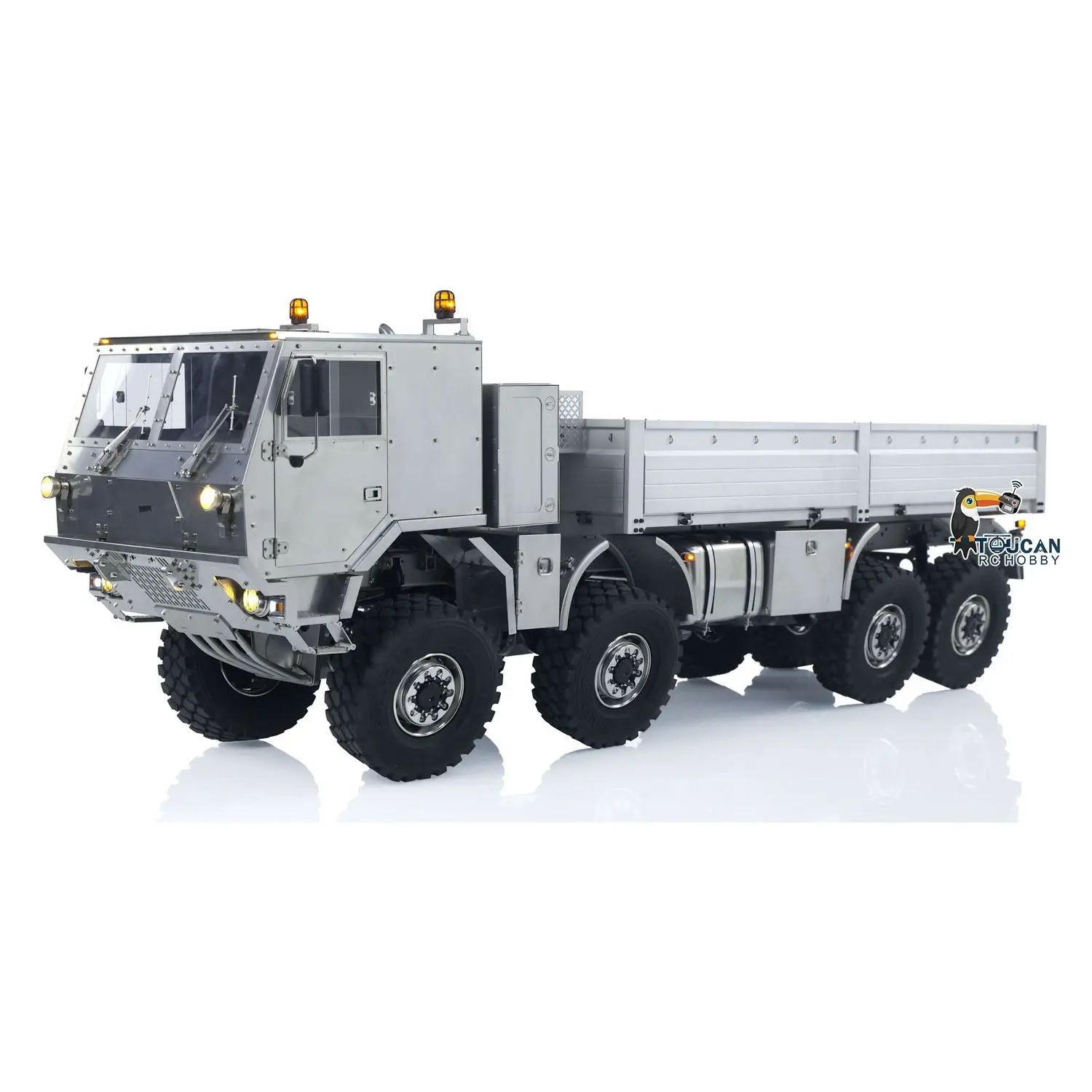 Metal 1/14 RC Hydraulic Off Road Military Truck T815 Remote Control 3Speed 8*8 Roll on off Dumper Model Paladin ST8 Radio