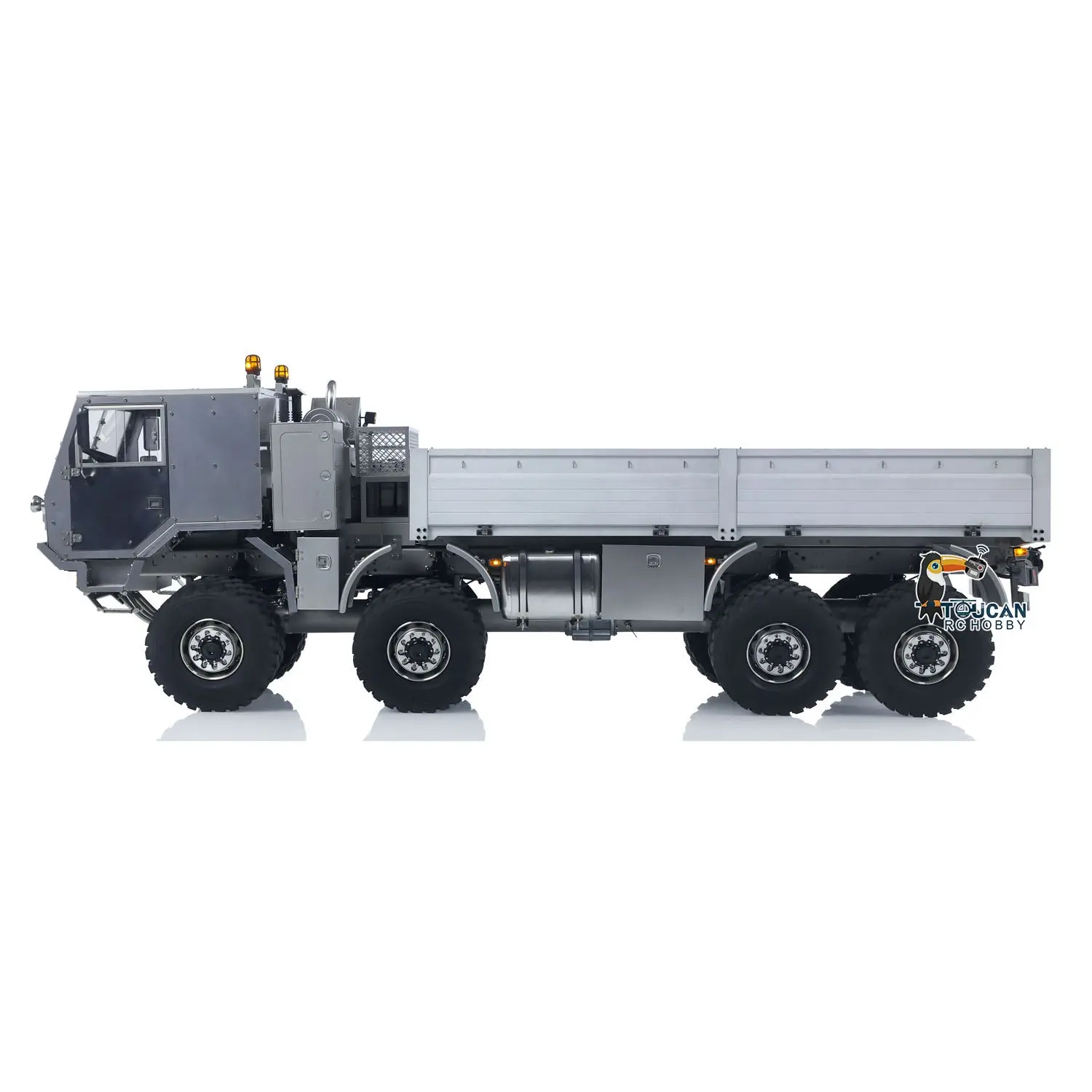 Metal 1/14 RC Hydraulic Off Road Military Truck T815 Remote Control 3Speed 8*8 Roll on off Dumper Model Paladin ST8 Radio