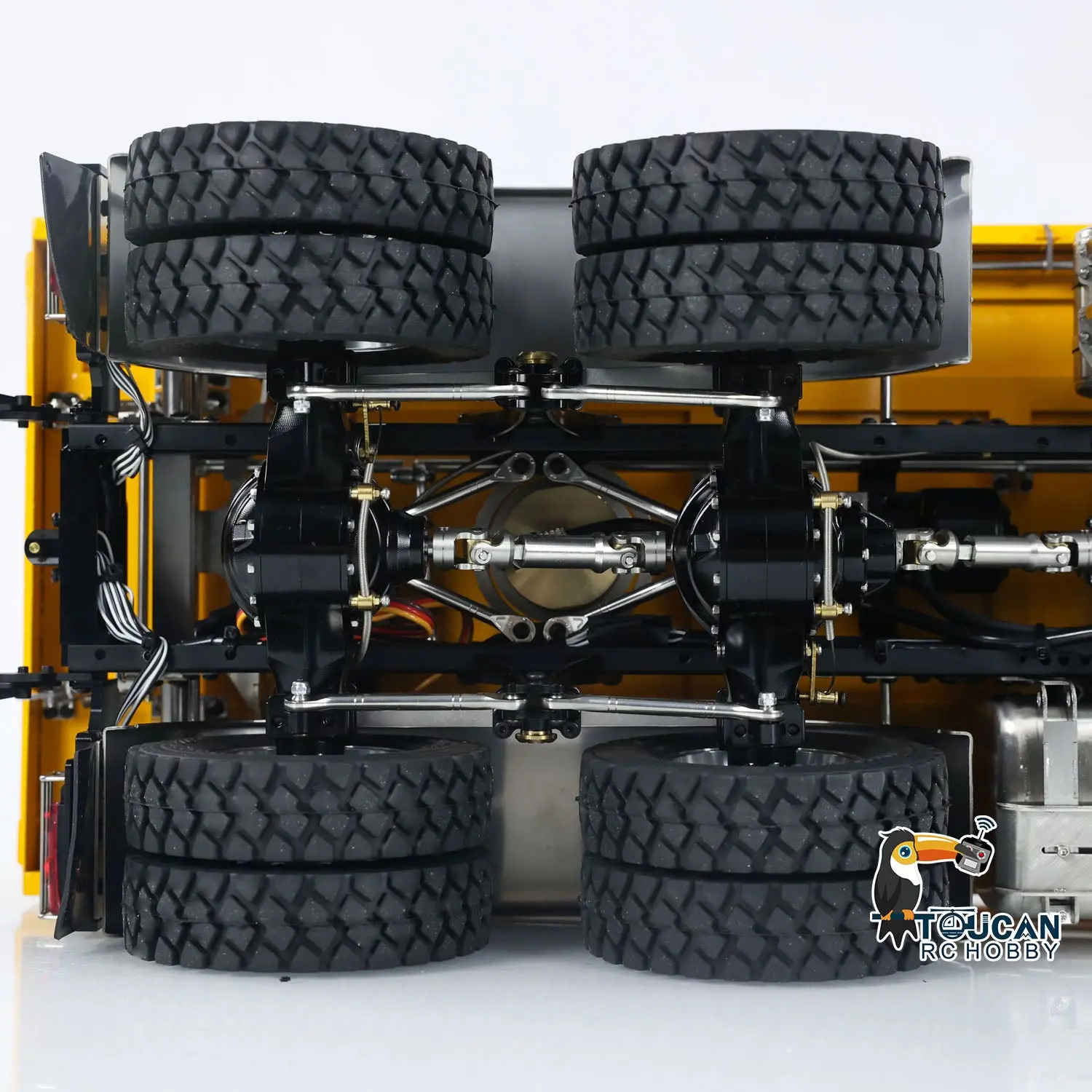 LESU 1/14 RC Hydraulic Dump Truck 3-way Metal 6x6 Radio Control Tipper Car Model