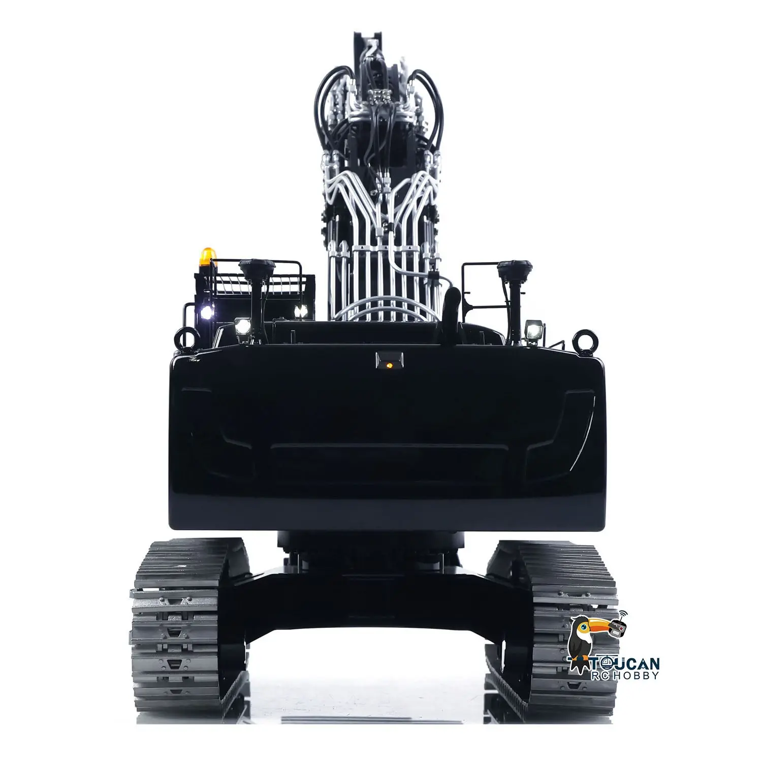 LESU LR956 1/14 RC Digger 7CH Valves 3Arms Radio Control Hydraulic Excavator Metal Chassis Brushless Motor Flysky PL18EV LITE