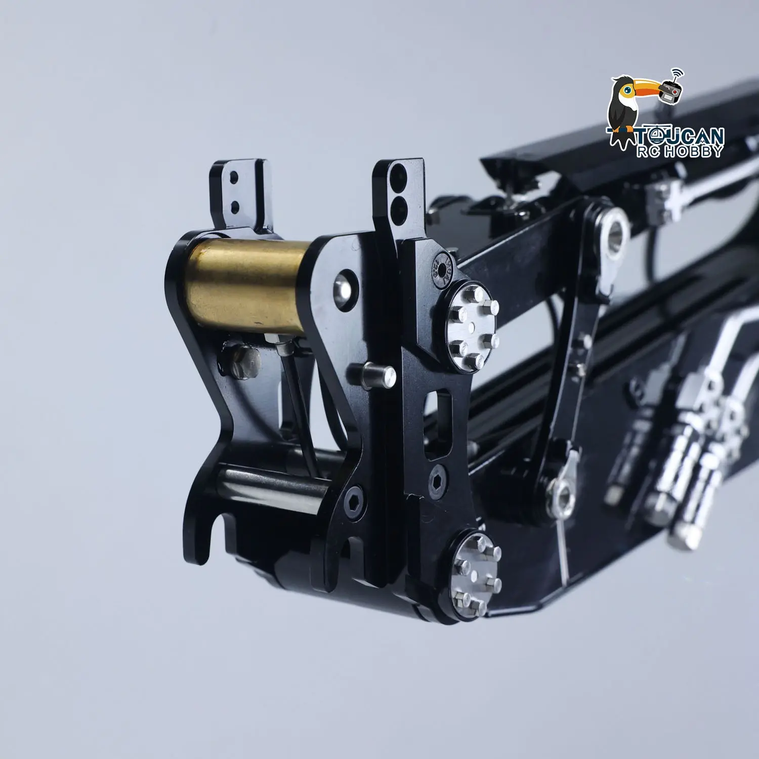 LESU LR956 1/14 RC Digger 7CH Valves 3Arms Radio Control Hydraulic Excavator Metal Chassis Brushless Motor Flysky PL18EV LITE