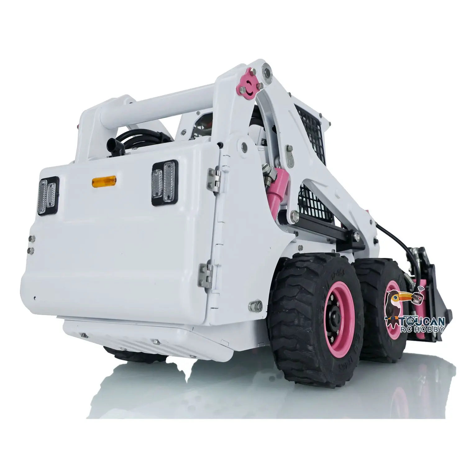 Customized LESU Hydraulic RC Loader Aoue LT5H 1/14 Wheeled Skid-Steer I6S Radio Car Metal Booms Ready to Go Finished Gifts Toy