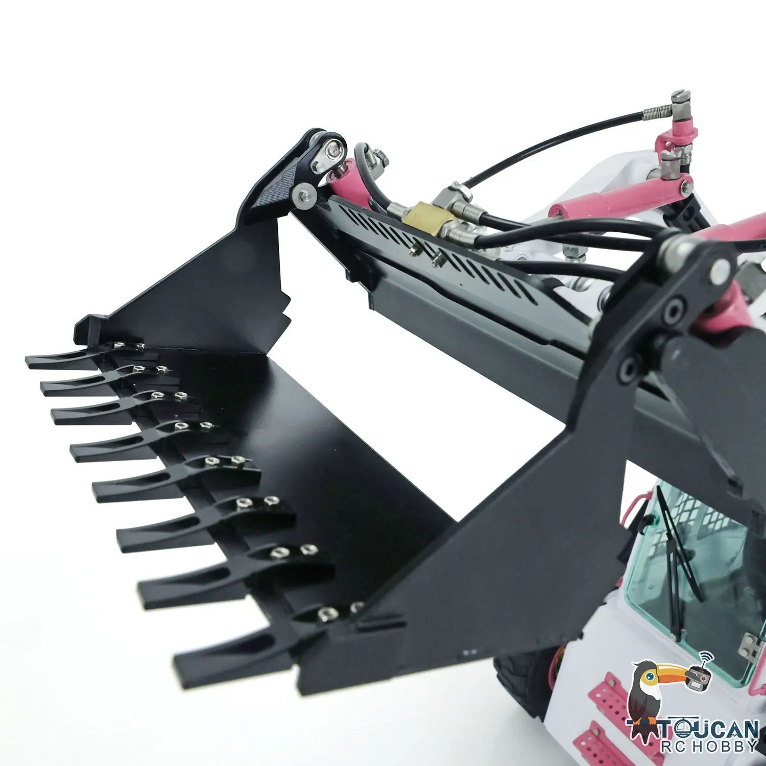 Customized LESU Hydraulic RC Loader Aoue LT5H 1/14 Wheeled Skid-Steer I6S Radio Car Metal Booms Ready to Go Finished Gifts Toy