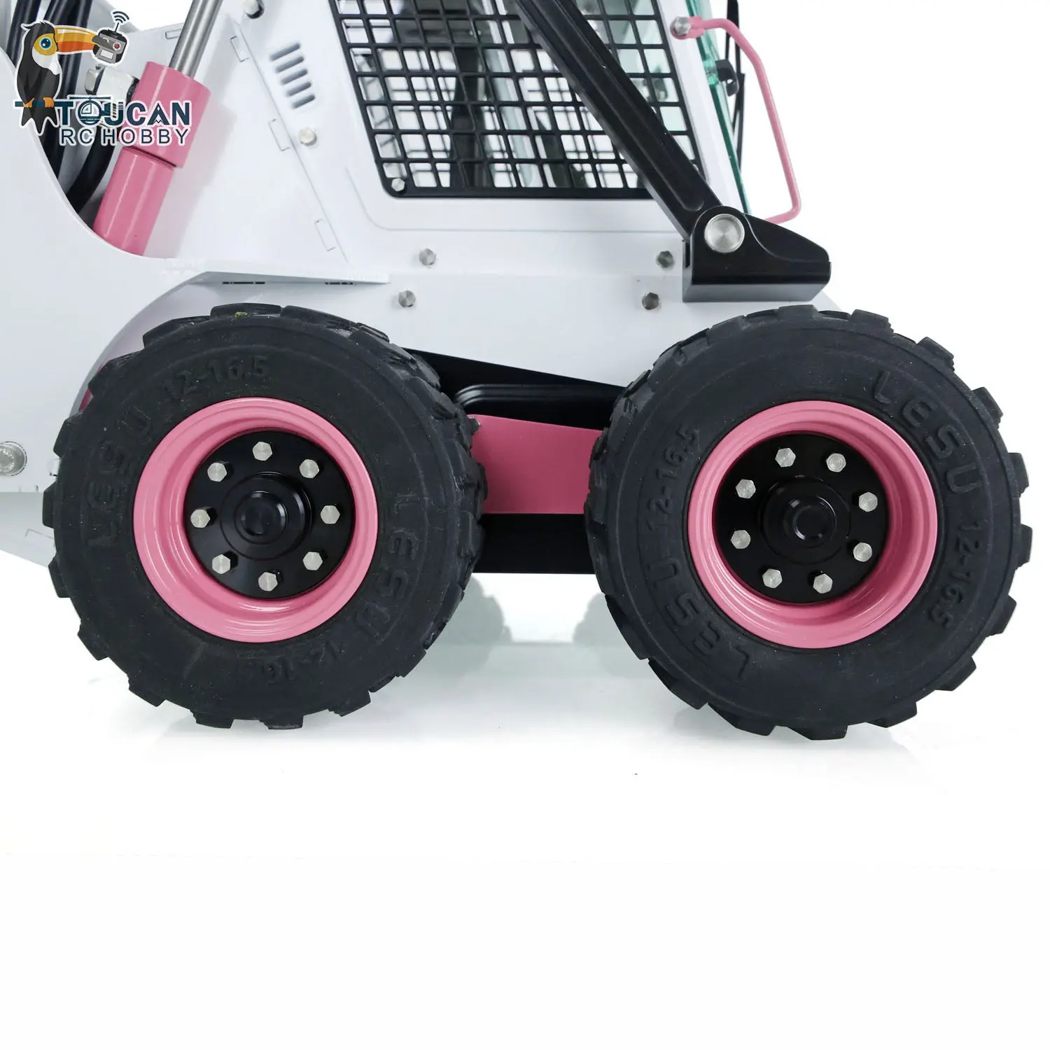 Customized LESU Hydraulic RC Loader Aoue LT5H 1/14 Wheeled Skid-Steer I6S Radio Car Metal Booms Ready to Go Finished Gifts Toy